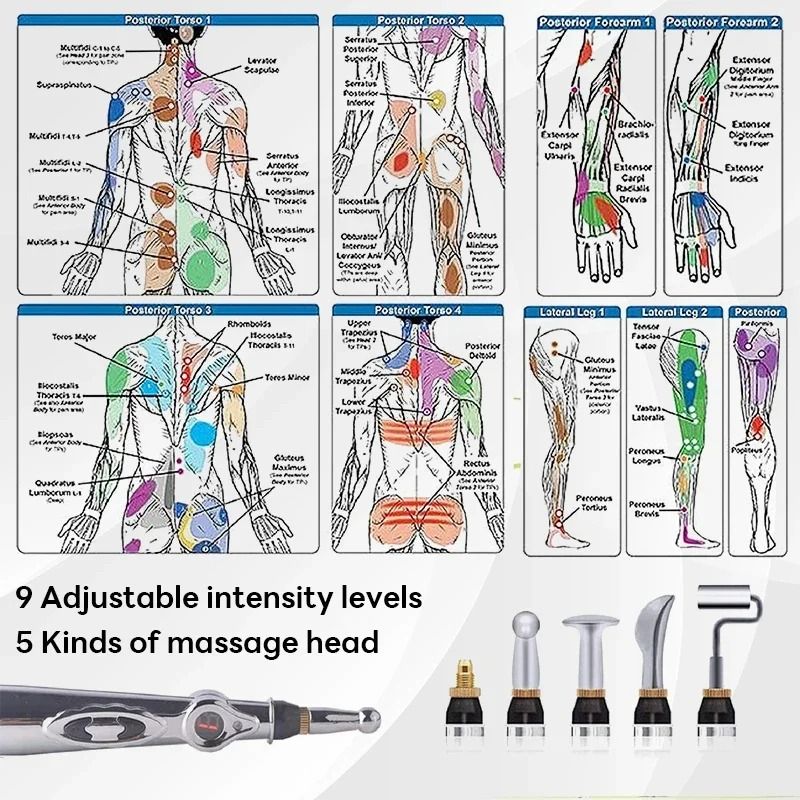 Electronic Acupuncture Pen Relief Pain Massage Point Meridian Energy Meridian Acupuncture Acup Massage Tools