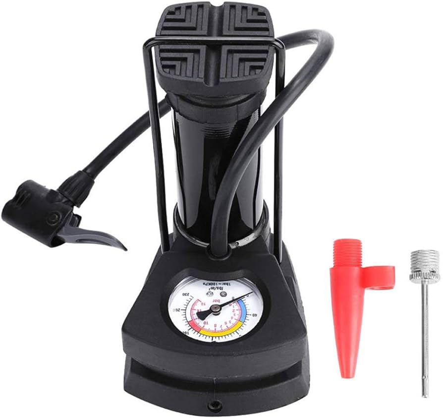◀️High Pressure Portable Foot Pump – Multi-Purpose Air Inflator◀️🔅🔅Compatible with cars, motorcycles, bicycles, and sports balls

Durable construction for long-lasting use

Compact and portable – ea