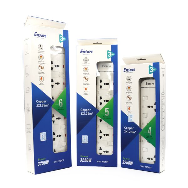 ENSAVE POWER EXTENSION CABLE -4, 5 & 6 WAYS