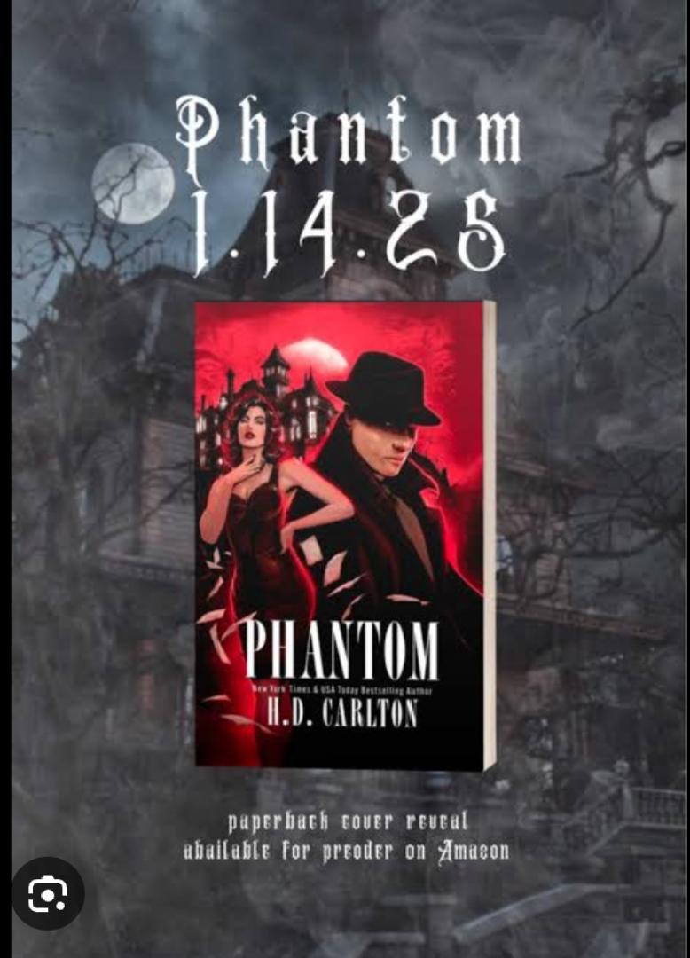 PHANTOM BY H.D. CARLTON – DARK ROMANCE & SUSPENSE NOVEL (BRAND NEW)