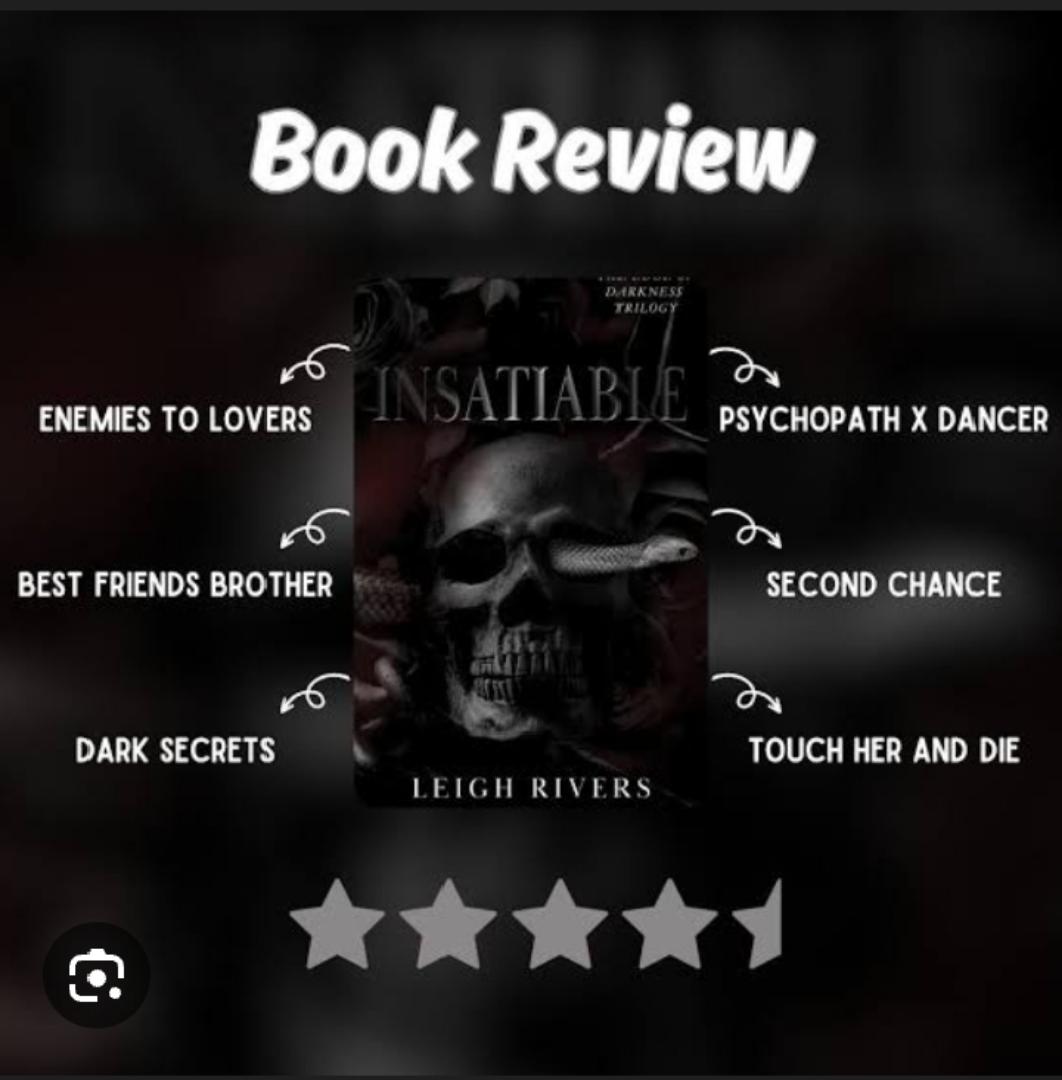 Insatiable by Leigh Rivers – Dark romance BookTok Romance Novel | Bestselling Contemporary Romance