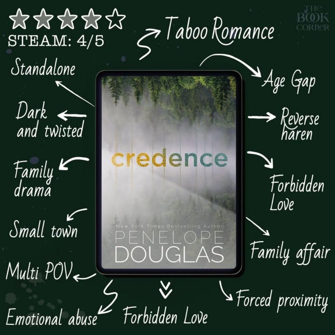 Credence by Penelope Douglas – Viral BookTok Romance Thriller | Dark, Addictive, Must-Read Bestseller (Brand New High-Quality Paperback)
