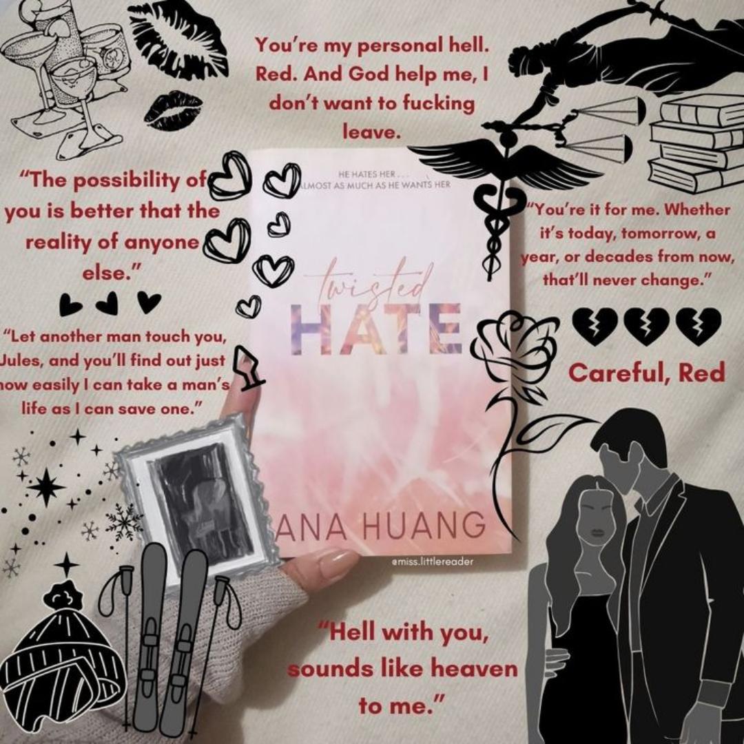 Twisted Hate by Ana Huang – Twisted Series Book 3 | Dark Romance, Enemies-to-Lovers, Spicy BookTok Bestseller (Brand New) 🔥