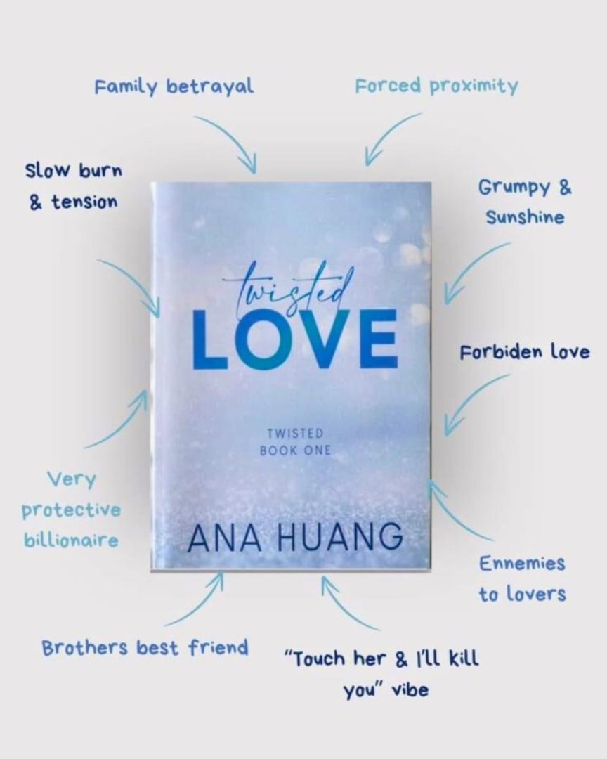 Twisted love by Anna Huang - billionaire contemporary romance novel. Twisted series book 1.