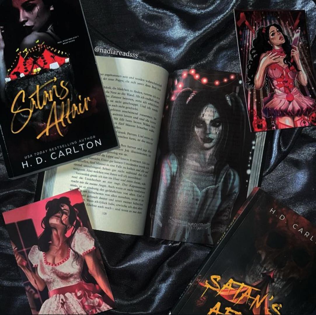 Satan's affair by H.D Carlton - Dark romance thriller novel