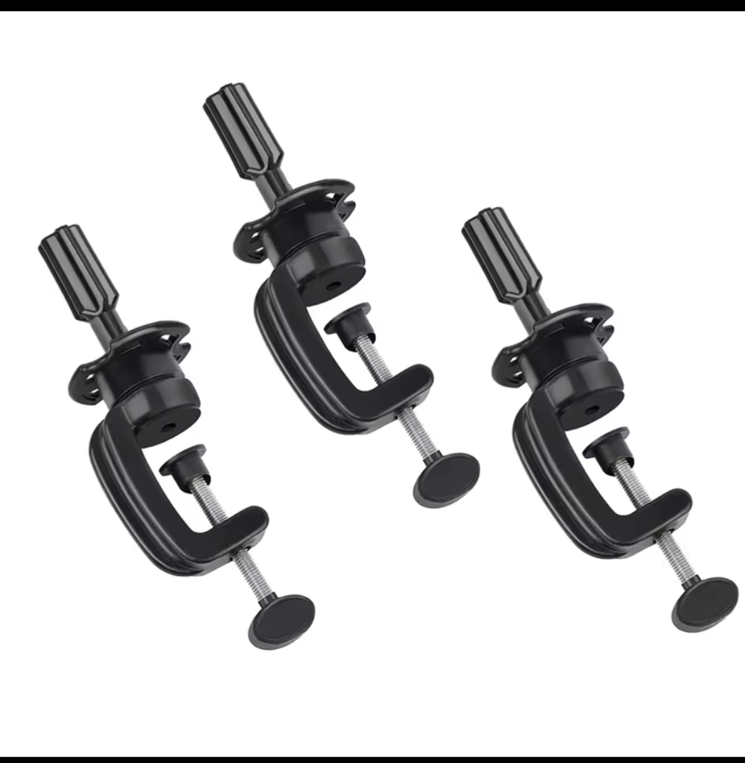 Heavy Duty Mannequin Head Clamp Stand Holder – Adjustable Table Mount Bracket for Hairdressing Training Head, Wig Styling, Braiding Practice, Salon Mannequin Support Tool