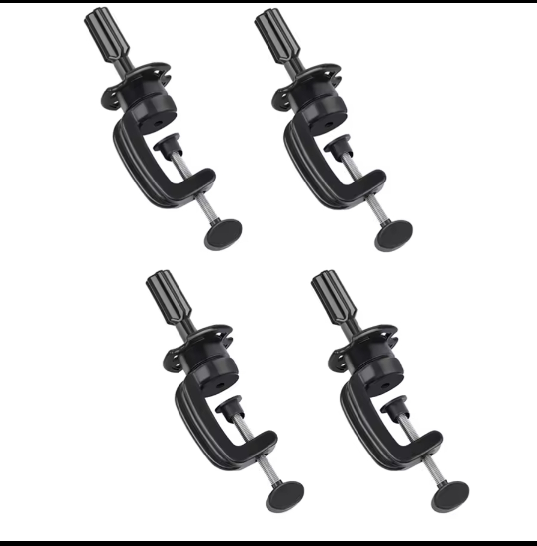 Heavy Duty Mannequin Head Clamp Stand Holder – Adjustable Table Mount Bracket for Hairdressing Training Head, Wig Styling, Braiding Practice, Salon Mannequin Support Tool