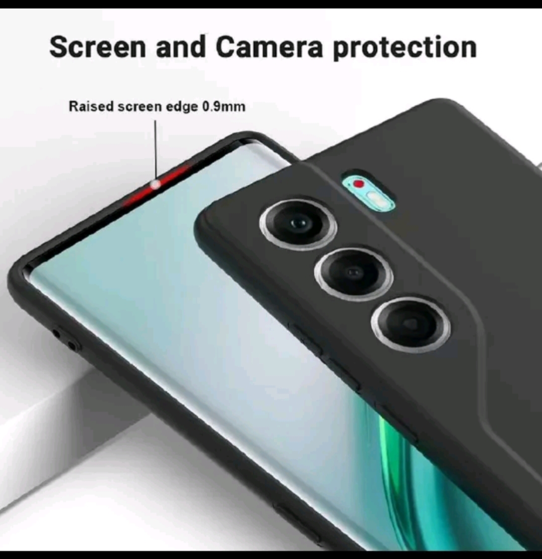 Original Silicone Case for Tecno Camon 40 Soft Matte Shockproof Back Cover Slim Protective Phone Case Anti-Fingerprint Non-Slip Camera Protection (Not Camon 40 Pro)