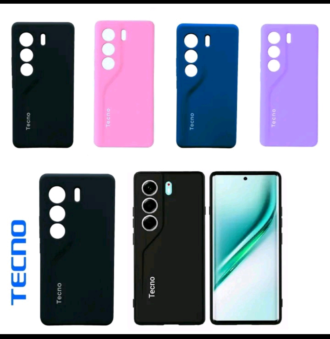Original Silicone Case for Tecno Camon 40 Soft Matte Shockproof Back Cover Slim Protective Phone Case Anti-Fingerprint Non-Slip Camera Protection (Not Camon 40 Pro)