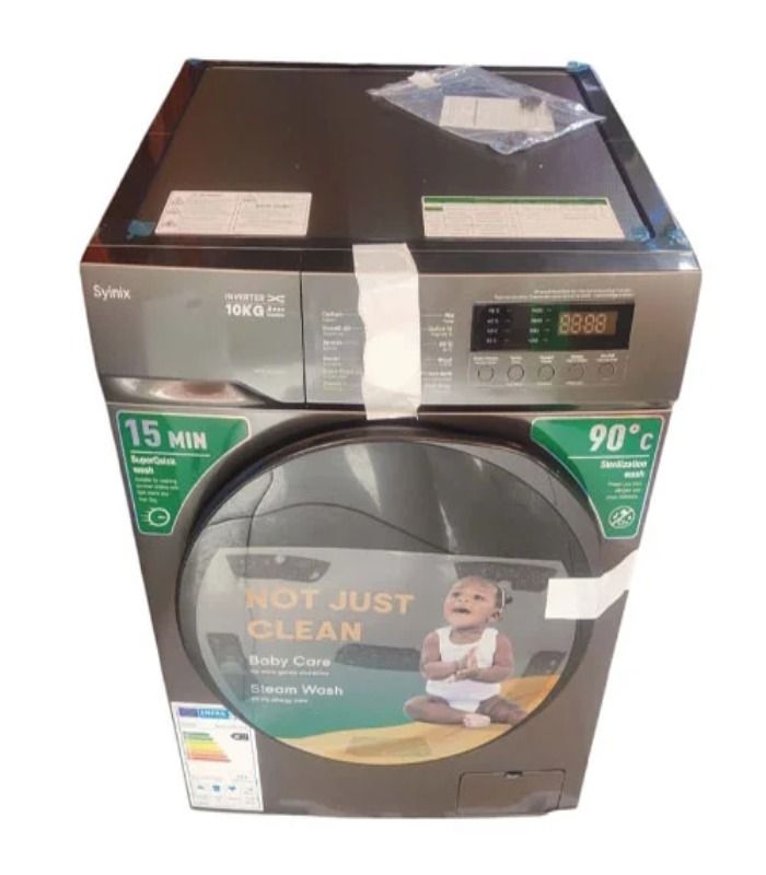 Syinix Washing Machine 10Kg Front Load Fully Automatic