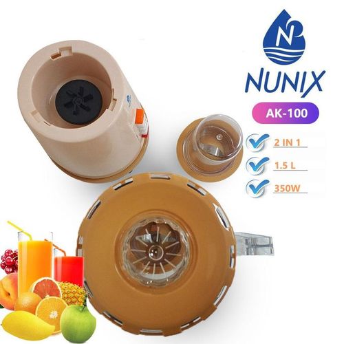 Nunix Blender 2 In 1 With Grinder Durable High Quality Motor
