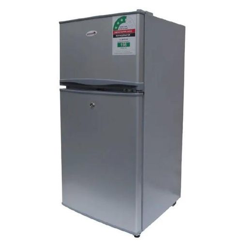 Volsmart Fridge Double Doors Energy Saving Refrigerator with Lock and Keys 108L