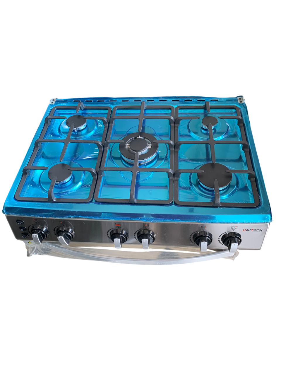 Unitech Cooker Free Standing  5 Gas Burners, Gas Oven