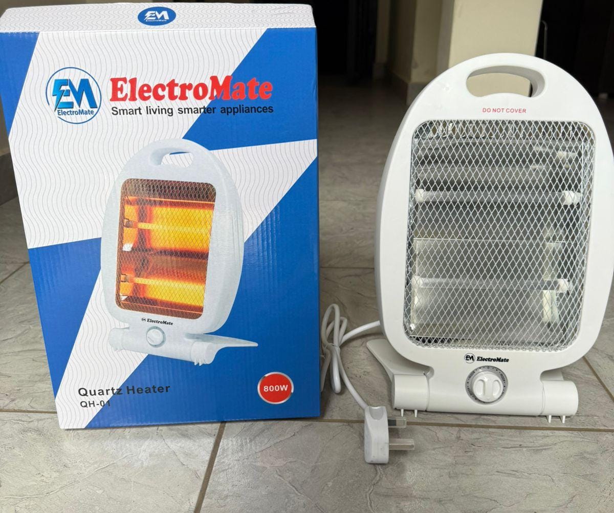 ElectroMate Fan Room Heater, Portable Room Heater Two Heat Settings 2000w