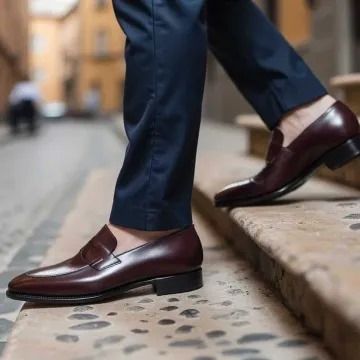 Pure genuine Men genuine leather official or casual can be worn with suits or casually for any occasion slip on penny loafers dress shoes