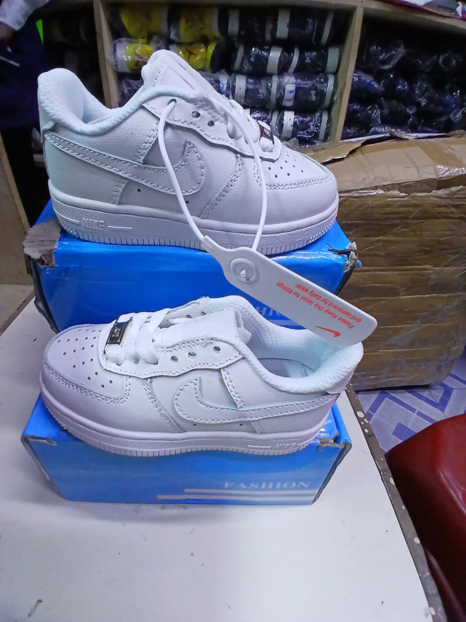 Airforce 1 KIDS CHUNKY LACES Boys and Girls Shoes Comfortable Babies Sneakers Sport Shoes SIZES (25-35)