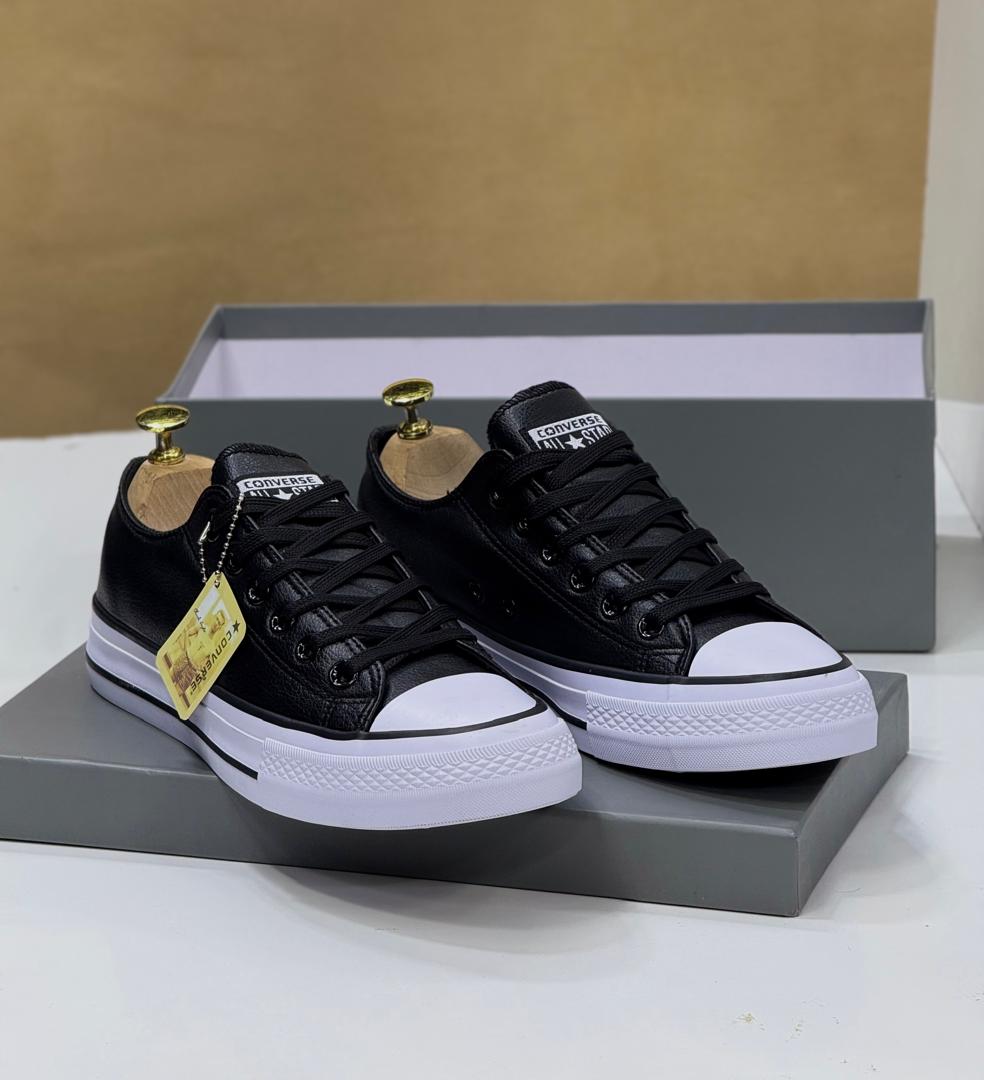 ALL STAR LEATHER CONVERSE RUBBER SHOES