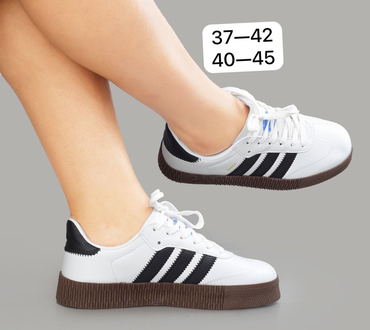 High quality SAMBA DOUBLE SOLE ⚡ QUALITY sneakers Multicolored fashioned UNISEX ladies/ men's and kids fashioned classic sneakers shoes