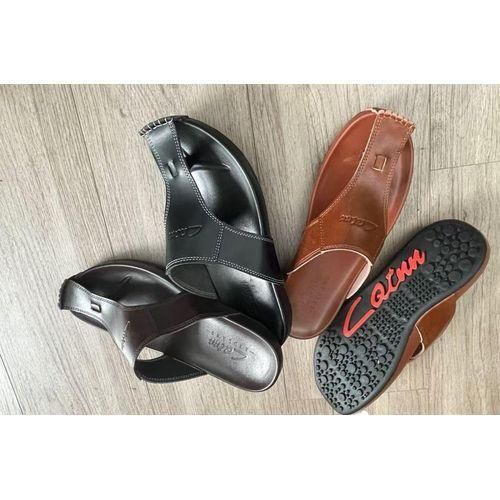 Open breathable men slippers