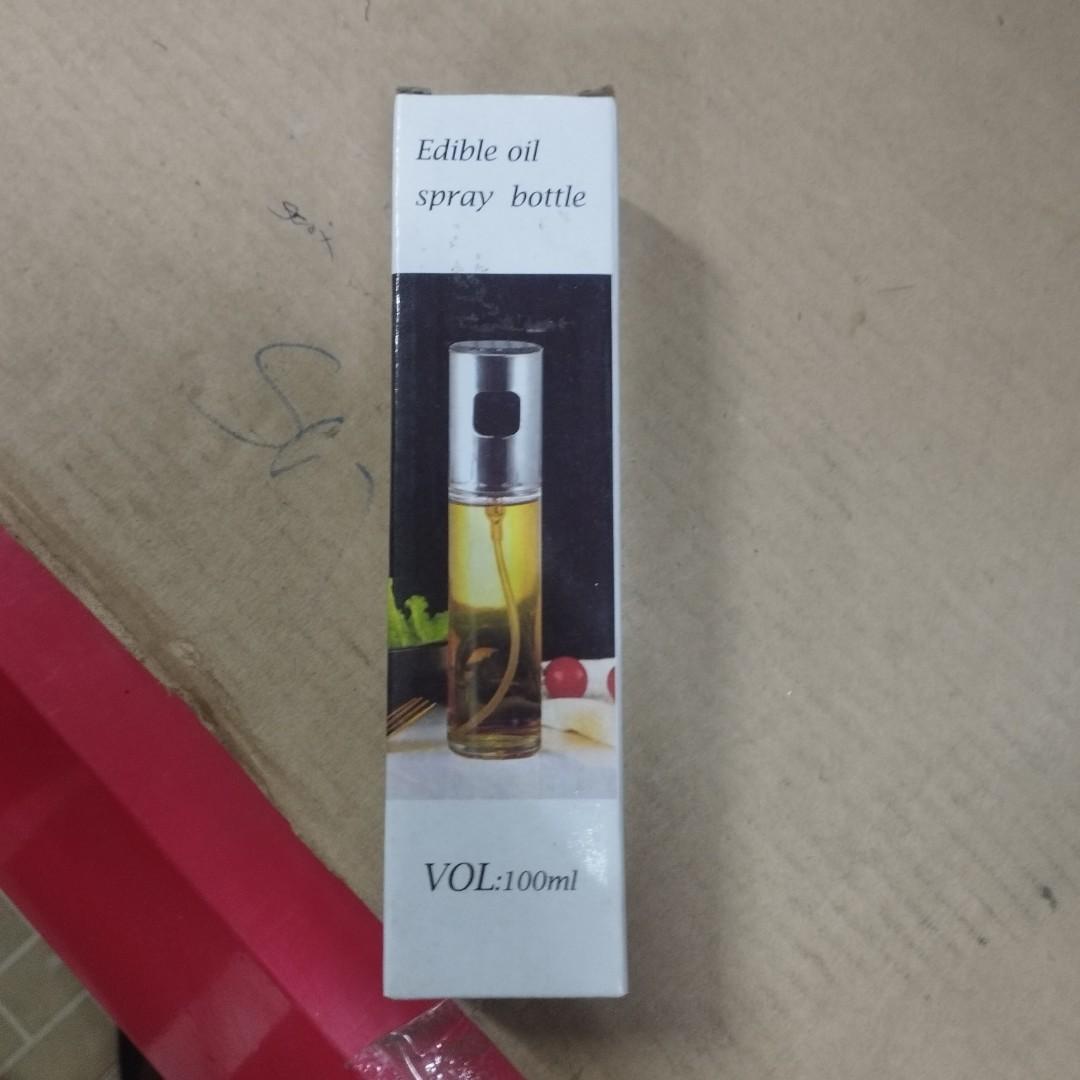 100 ML Oil Spray Pot Kitchen Household Edible Olive Oil Spray Bottle Atomized Misty Oil Tank Air Fryer Spray Bottle