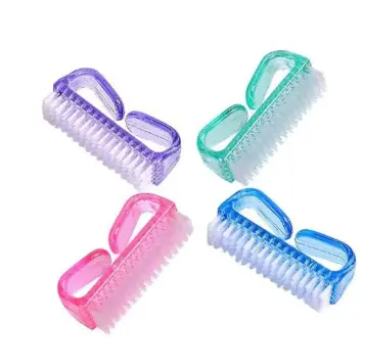 2Pcs Nail Manicure pedicure Brush Nail Toes Fingers Wash Brush Nail Cleaning Brush Scrubbing Nail Brushes Multifunction Brushes