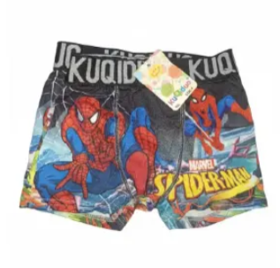 3 Pcs Cartoon Themed Kids Boxers - Soft Cotton Boys Underwear Briefs with Fun Prints Comfortable Elastic Waistband for Daily Wear