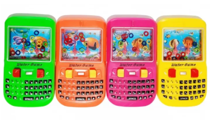 1Pc Water Game Aquatic Ring Phone Toy Kids Adults Pass Time Toy Puzzle Gift