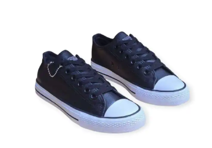 Elegant Rubbers Leather Latest edition Unisex Mens and Womens Shoes Comfortable Lace Up Sneakers Fashionable Gentlemen Shoes Low Cut Rubbers Sports Shoes Sizes (36-41)