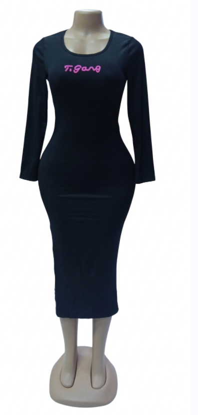 T-Gang Bodycon/Body Suit ladies Straight Dress. Dinner Dress/ party dress and casual dress.