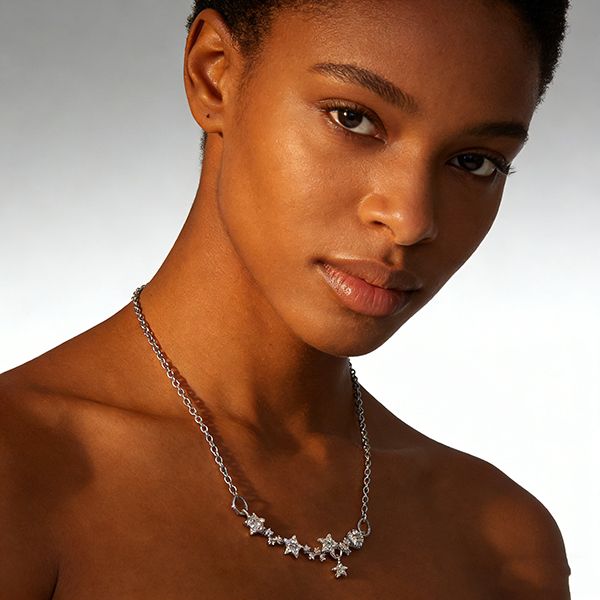 Starry sky clavicle necklace Light luxury niche design necklace Women's necklaces