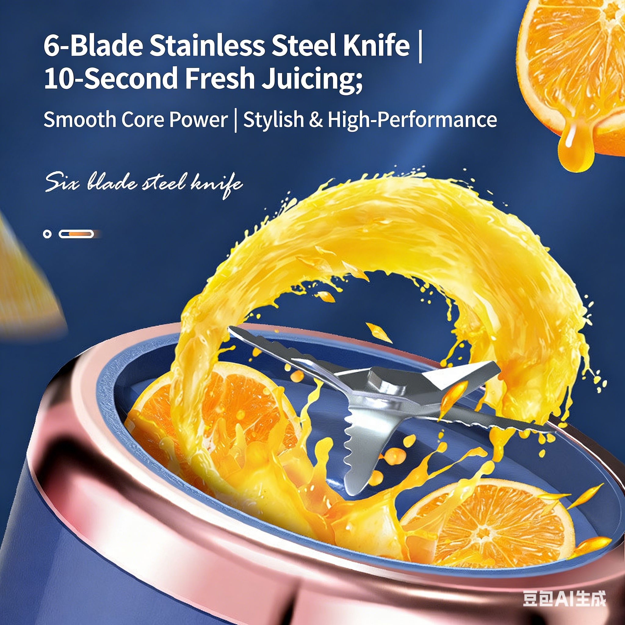 Juicer Portable Juicer Cup USB Rechargeable Mini Personal Blender Office & Travel Fresh Juice Maker