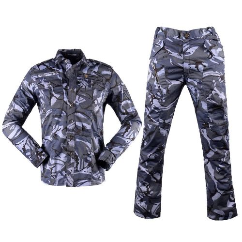 Tactical Military Uniform Camouflage Army Men Clothing Special Forces Airsoft Soldier Training Combat Jacket Pant Male Suit