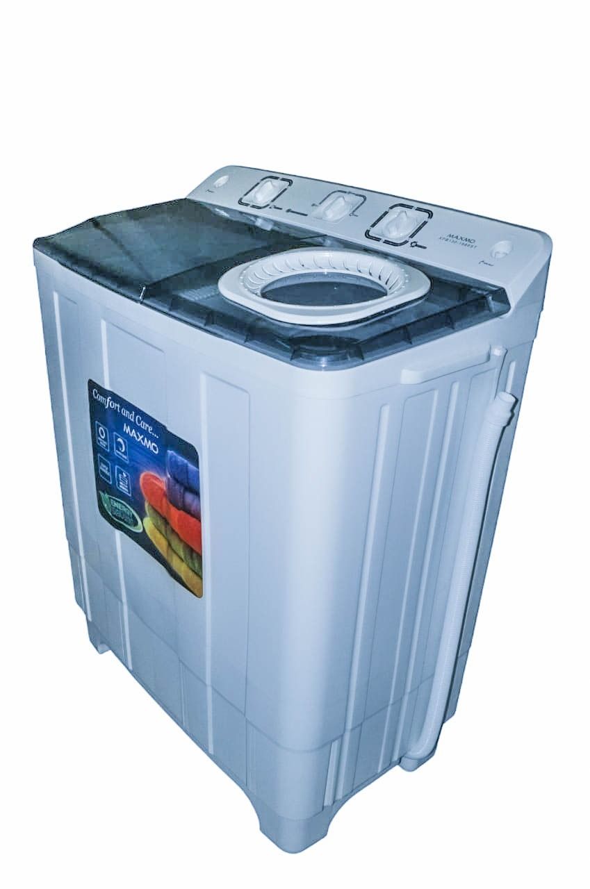 Maxmo Twin Tub Washing Machine, White & Green - 13Kgs