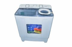 Maxmo 10kg Semi Automatic Twin Tub Washing Machine, White & Green