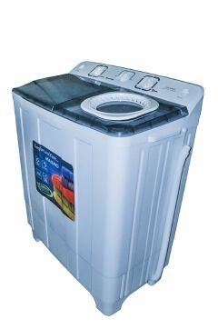 Maxmo 10kg Semi Automatic Twin Tub Washing Machine, White & Green