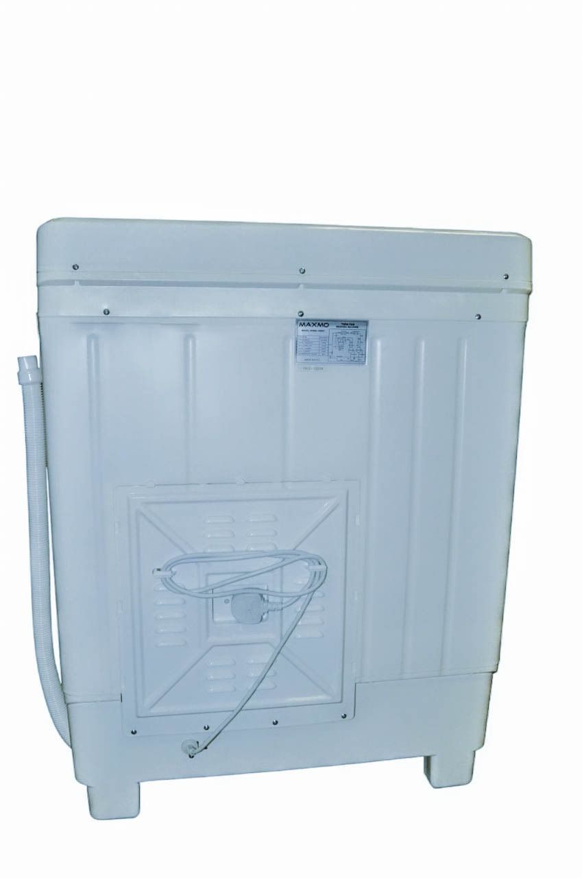 Maxmo Twin Tub Washing Machine, White & Green - 8Kgs