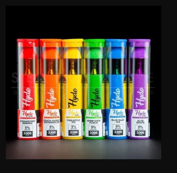 Hyde Edge Rave Disposable VAPE,, 4000 Puffs, 50mg (5%) Nicotine, Rechargeable, Prefilled, Draw-Activated, Single-Use Electronic Vaping Device. OFFER PER PIECE