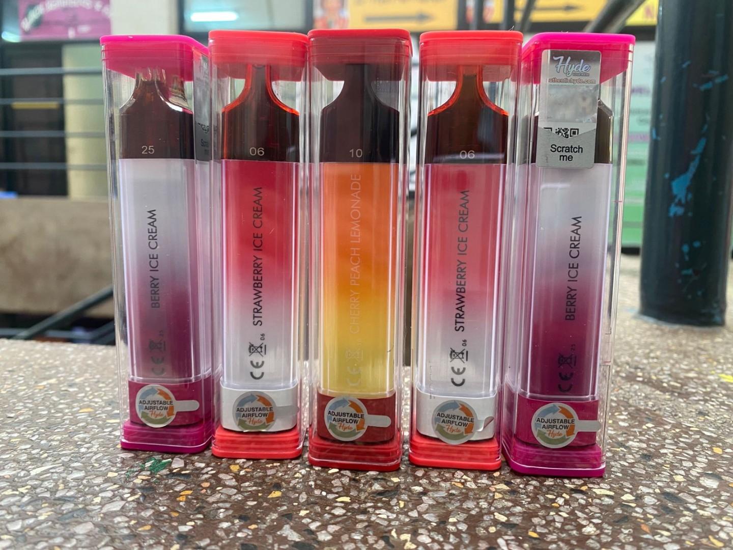 Hyde Edge Rave Disposable VAPE,, 4000 Puffs, 50mg (5%) Nicotine, Rechargeable, Prefilled, Draw-Activated, Single-Use Electronic Vaping Device. OFFER PER PIECE
