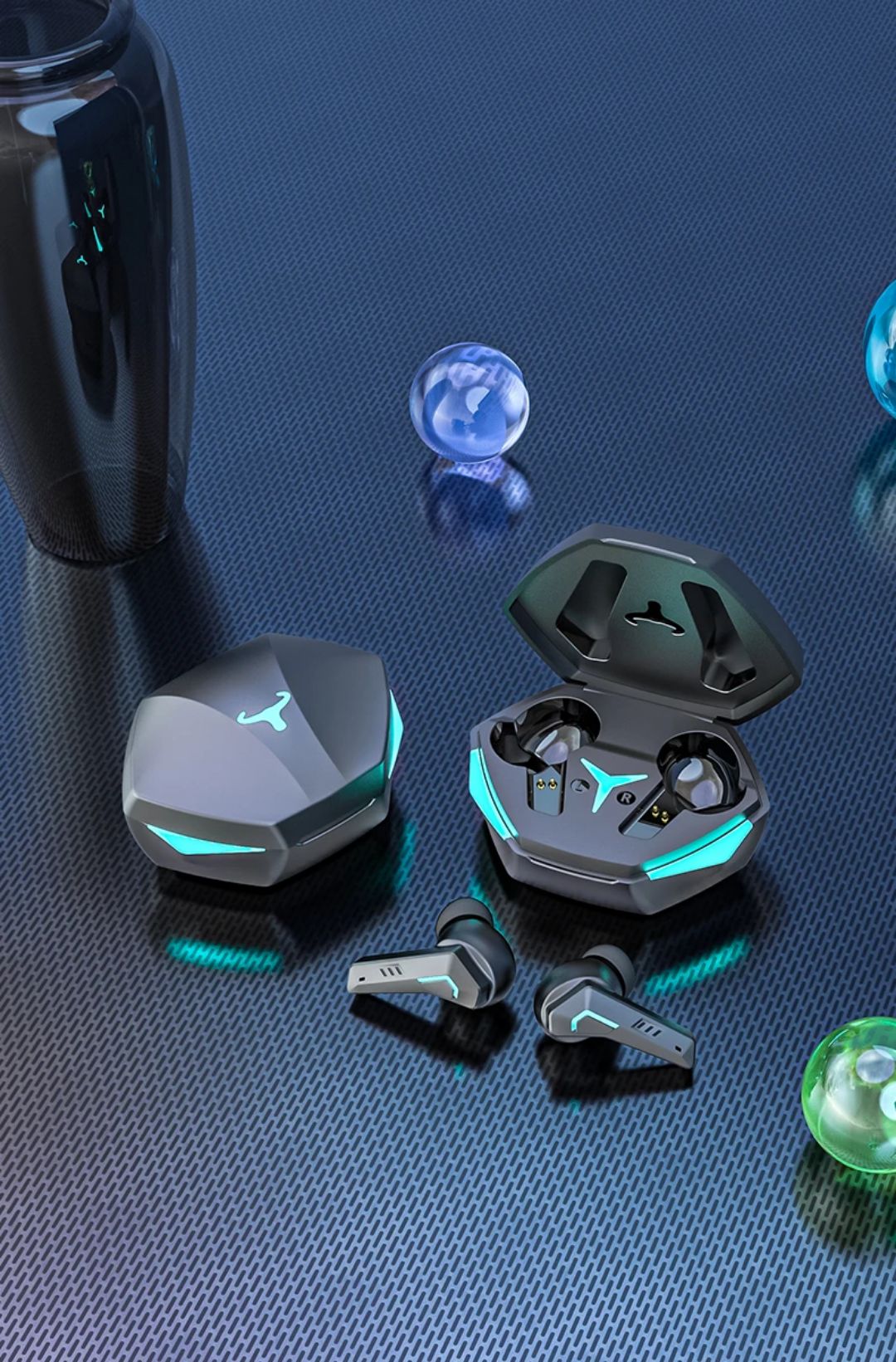 DX-23 Bluetooth 5.5 Wireless Earbuds – Hi-Fi Stereo, IPX4, Type-C, Black/ ear pod/2026