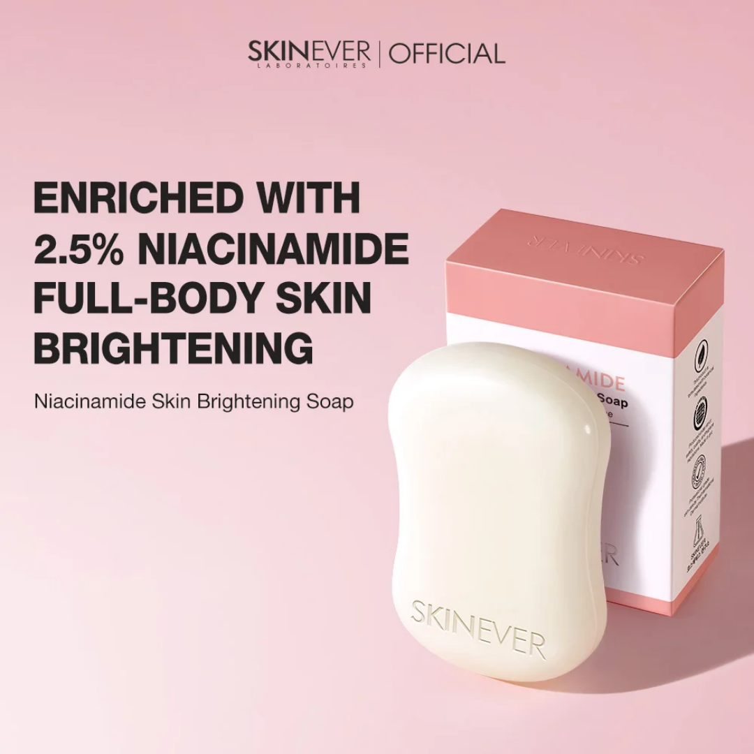 Niacinamide Skin Brightening Soap 2.5% – Full Body Tone Correction & Glow
