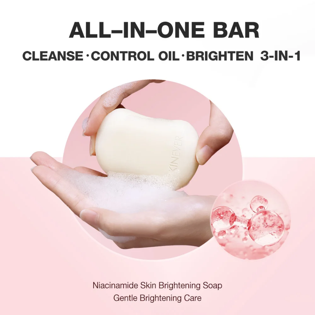 Niacinamide Skin Brightening Soap 2.5% – Full Body Tone Correction & Glow