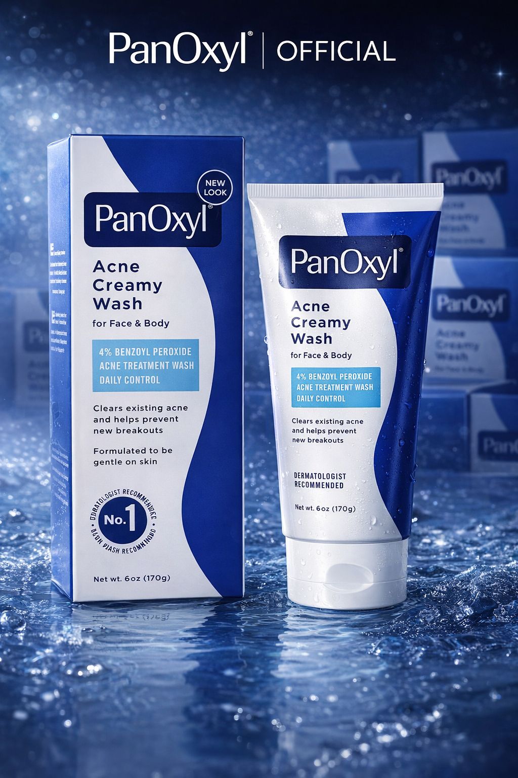 Benzoyl Peroxide Acne Cleanser | Anti-Pimple Facial Wash for Oily & Acne-Prone Skin