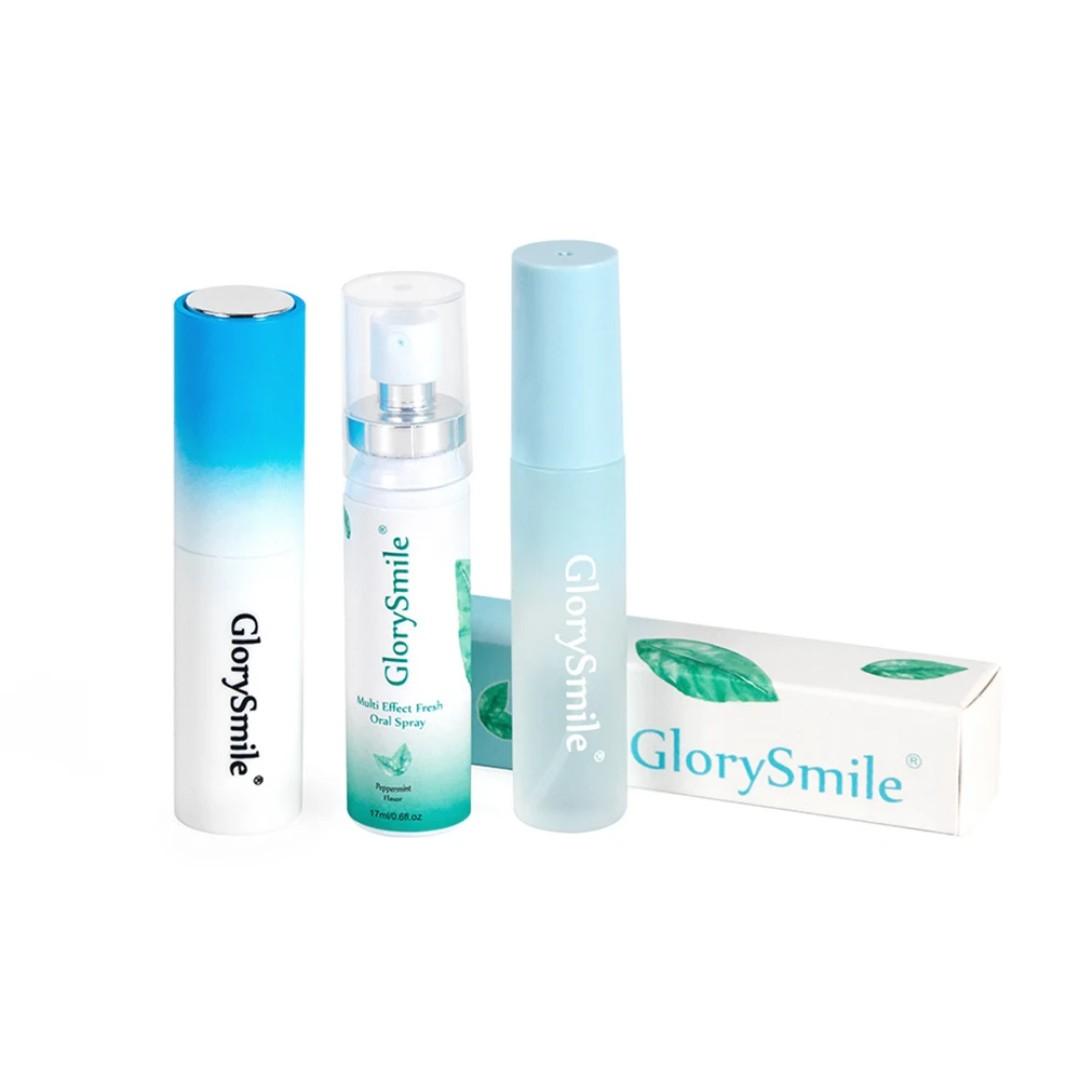 Fresh Breath Oral Spray – Long Lasting Mouth Freshener | Lemon, Mint & Peach | Pocket Size Bad Breath Solution