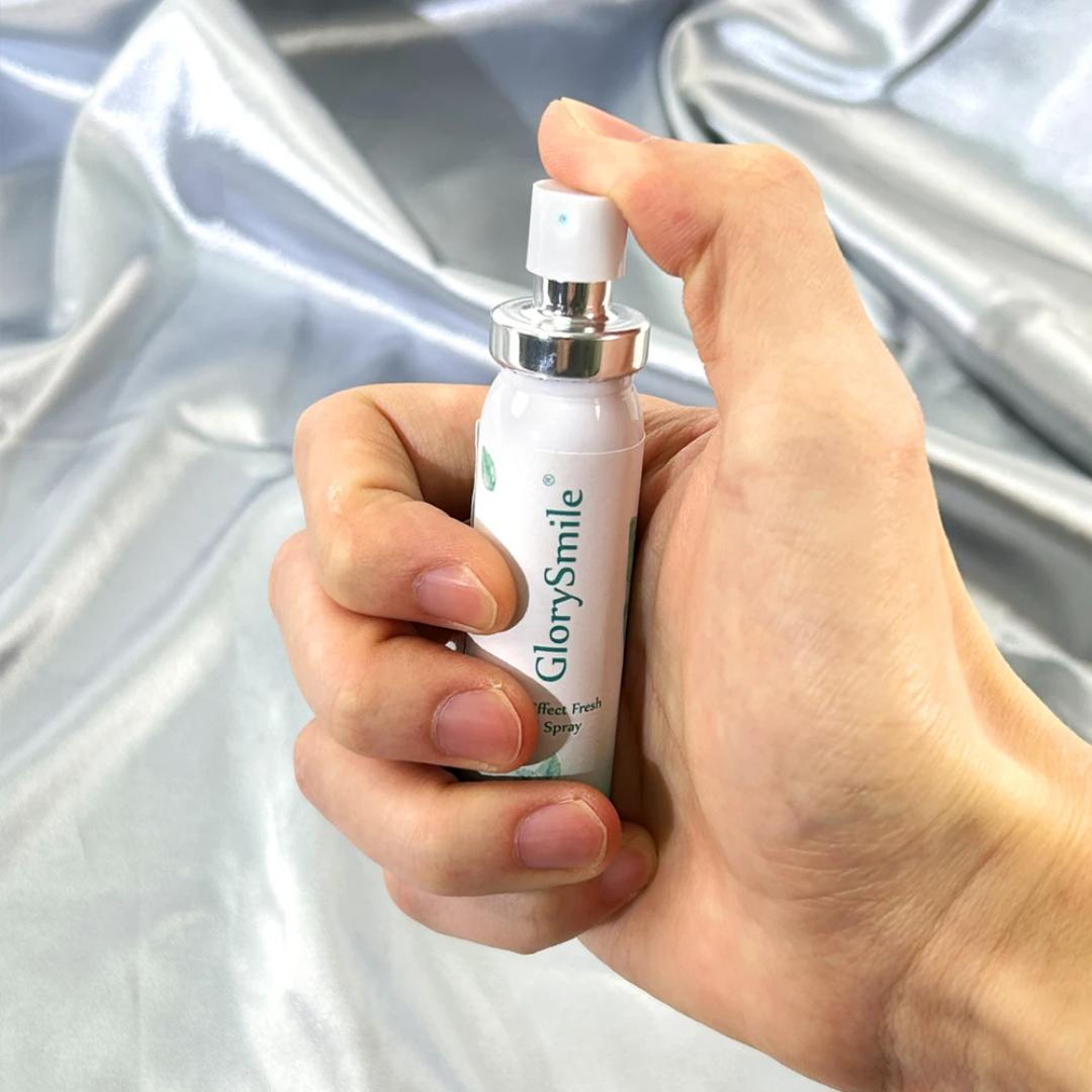 Fresh Breath Oral Spray – Long Lasting Mouth Freshener | Lemon, Mint & Peach | Pocket Size Bad Breath Solution