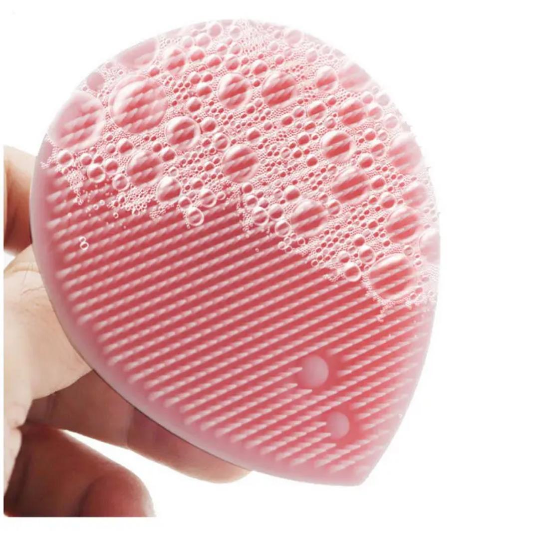 Silicone Facial Cleansing Brush – Soft Exfoliating Face Scrubber, Deep Pore Cleanser, Reusable Skin Care Tool