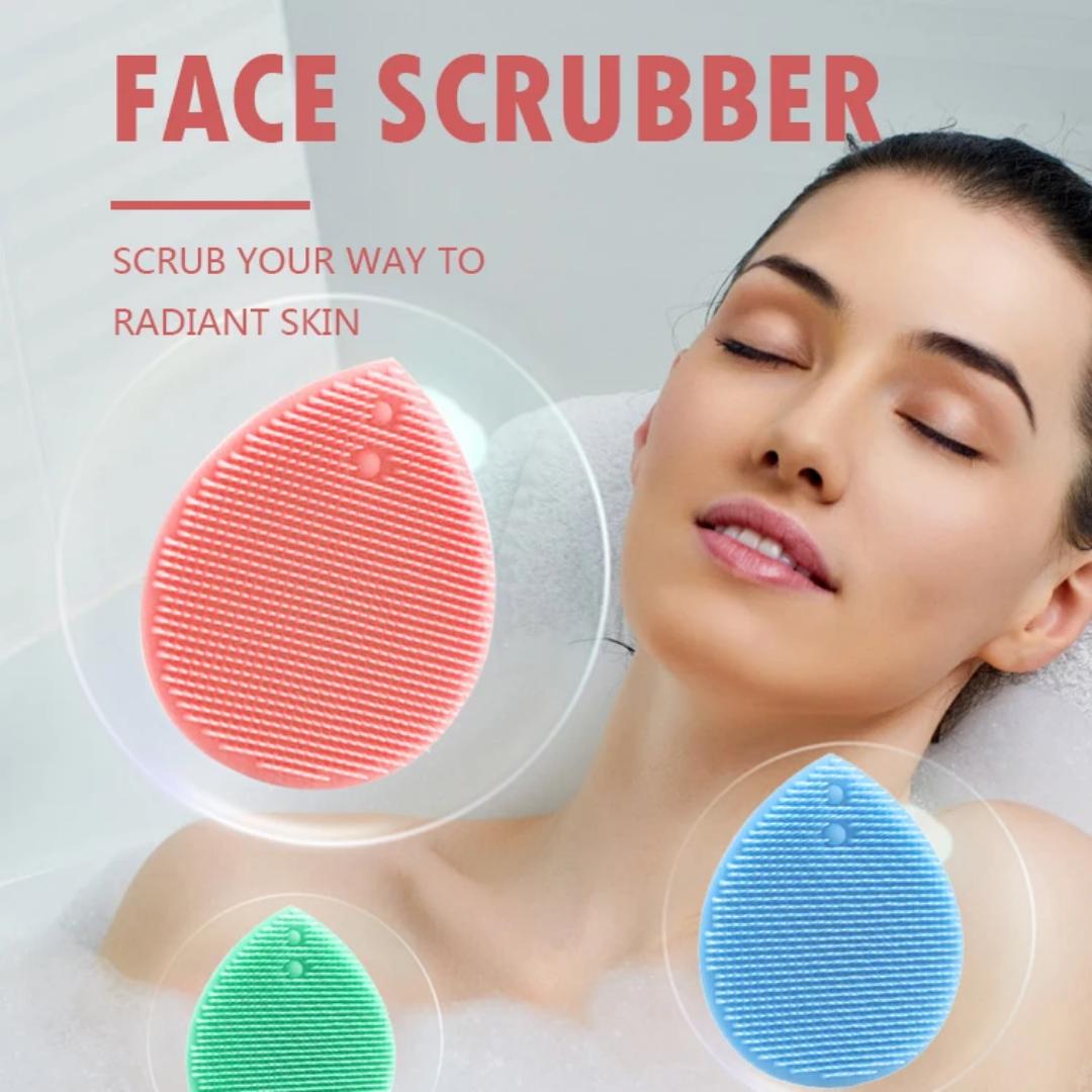 Silicone Facial Cleansing Brush – Soft Exfoliating Face Scrubber, Deep Pore Cleanser, Reusable Skin Care Tool