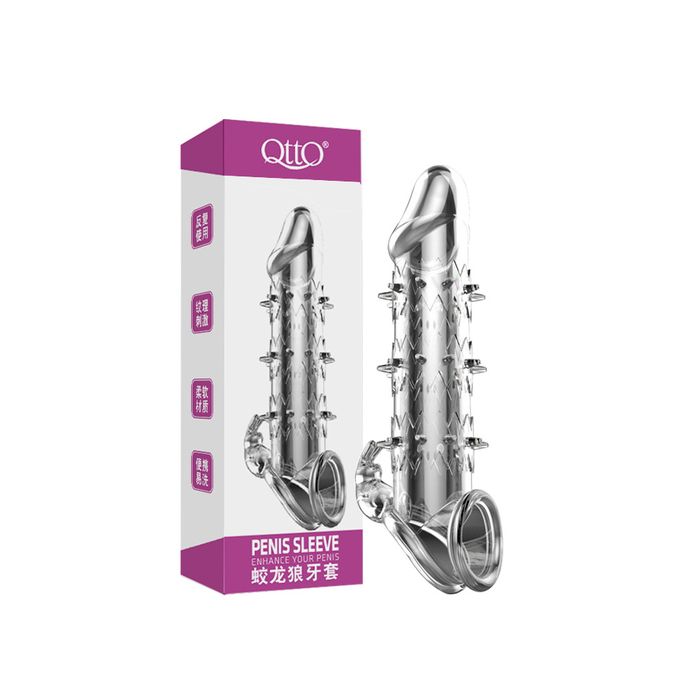 Vibrating Crystal Penis Enlargement Sleeve - image 3