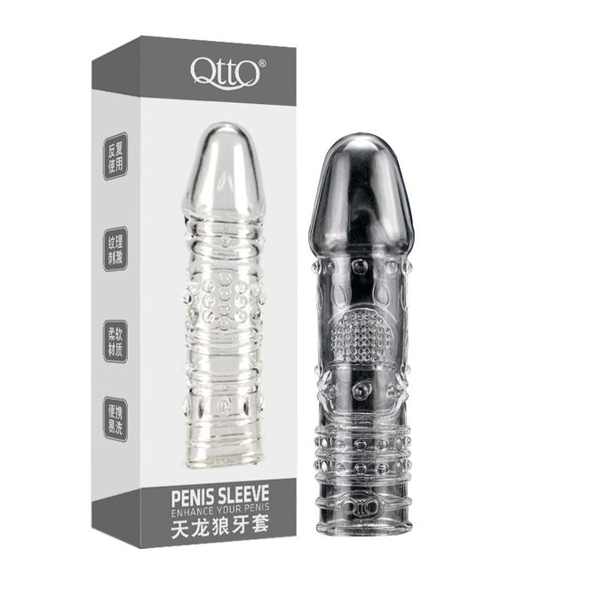 Vibrating Crystal Penis Enlargement Sleeve - image 4