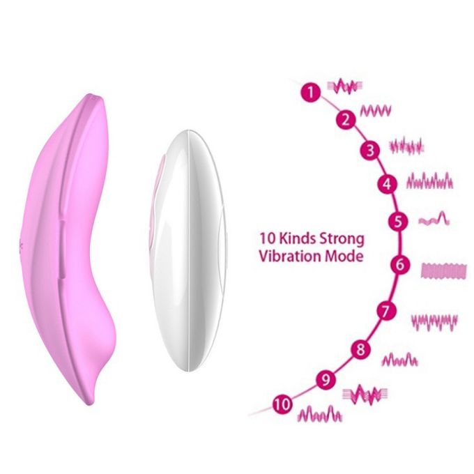New Style Invisible Wearable Silicone Remote Control Panty Vibrator Adult Sex Toy - image 4