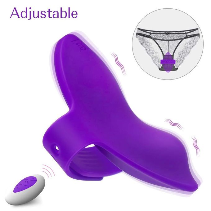 New Style Invisible Wearable Silicone Remote Control Panty Vibrator Adult Sex Toy - image 3